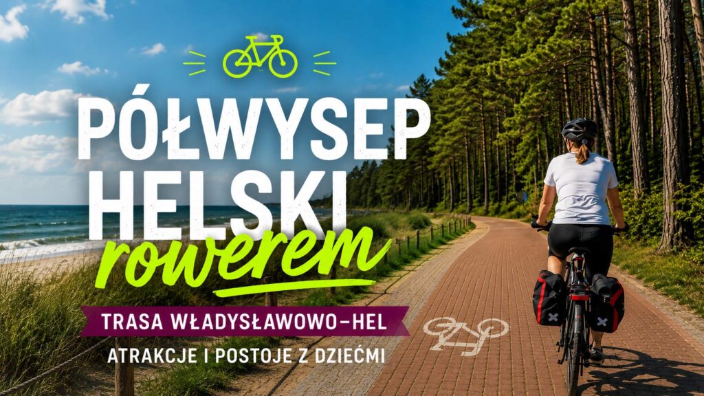 Półwysep Helski rowerem – trasa Władysławowo–Hel, atrakcje i postoje z dziećmi